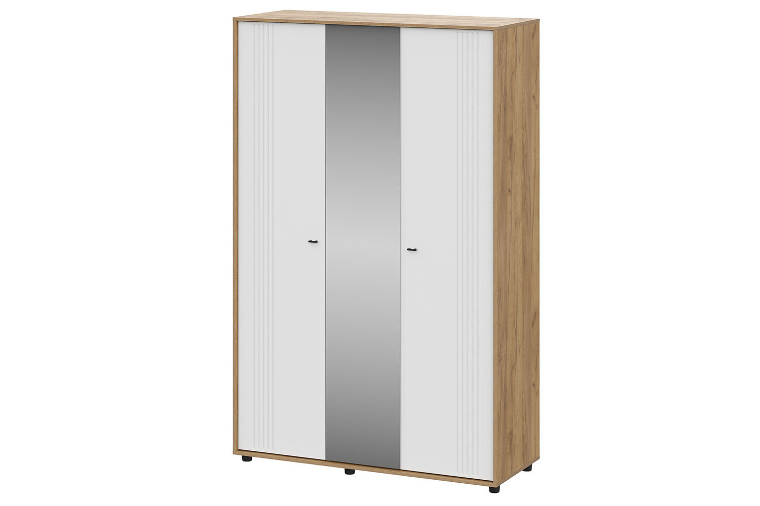 Шкаф 3-створчатый Hoff Барселона, 140,1x220x56,1 см, цвет белый