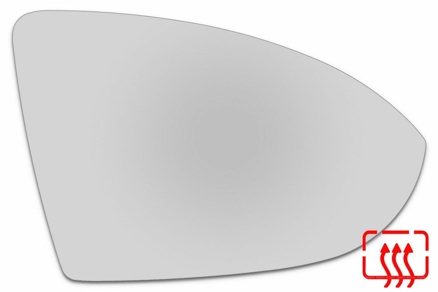 Зеркальный элемент правый VOLKSWAGEN Golf VII (12-20) сфера нейтральный с обогревом