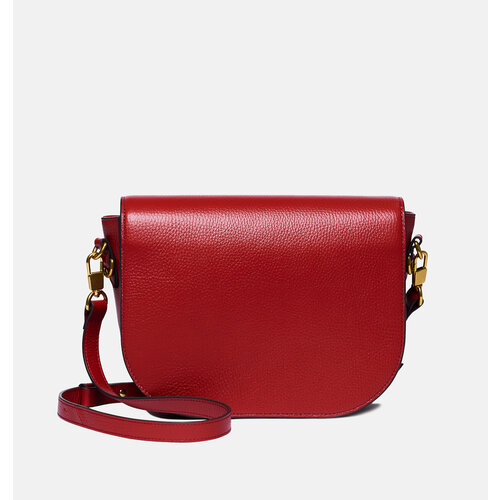 Сумка CNS-COINS BIANCA samba 55036134 повседневная, натуральная кожа, внутренний карман, регулируемый ремень, красный