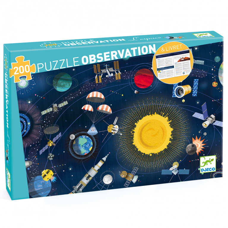 Djeco Djeco Observation puzzles Пазл на наблюдательность Космос, 200 д. 07413