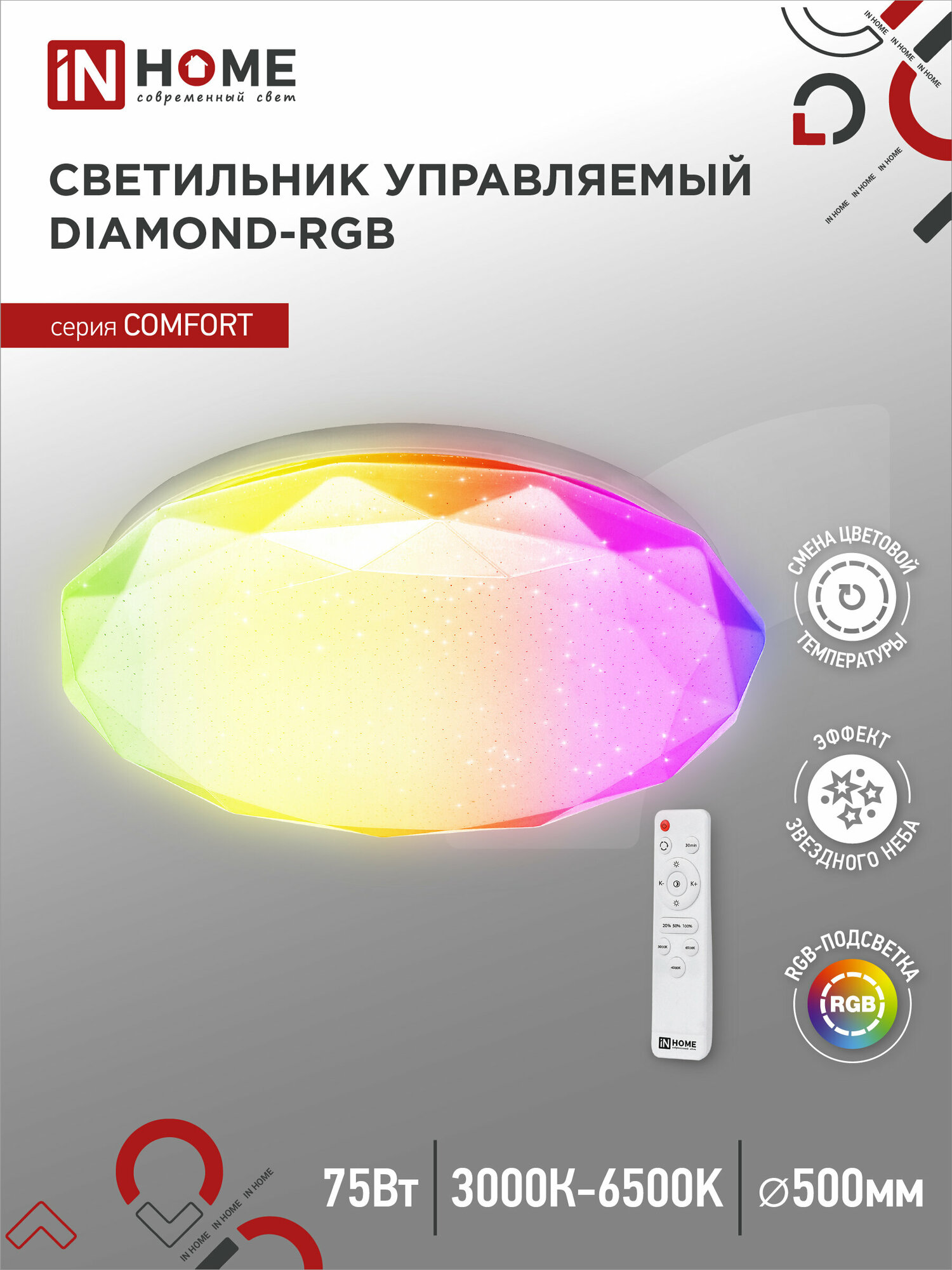 фото Потолочный светильник IN HOME Comfort Galaxy