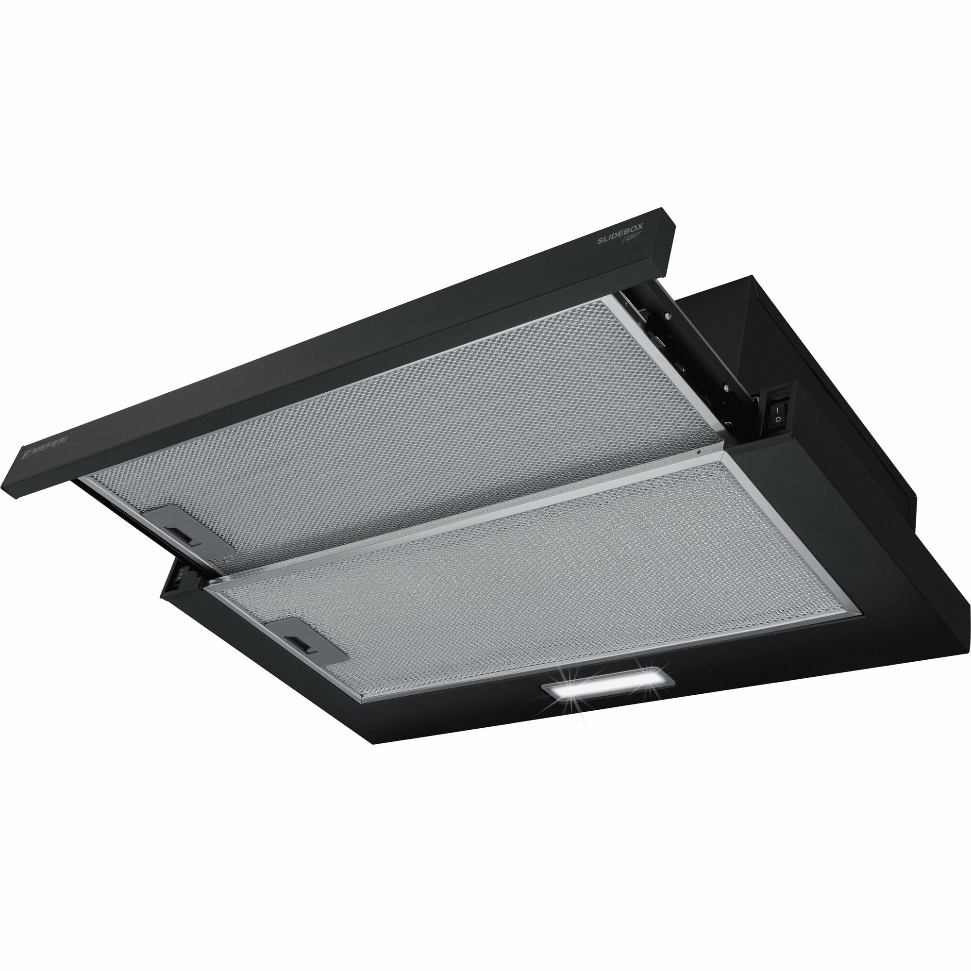 Телескопическая вытяжка MEFERI SLIDEBOX60BK LIGHT - фотография № 11