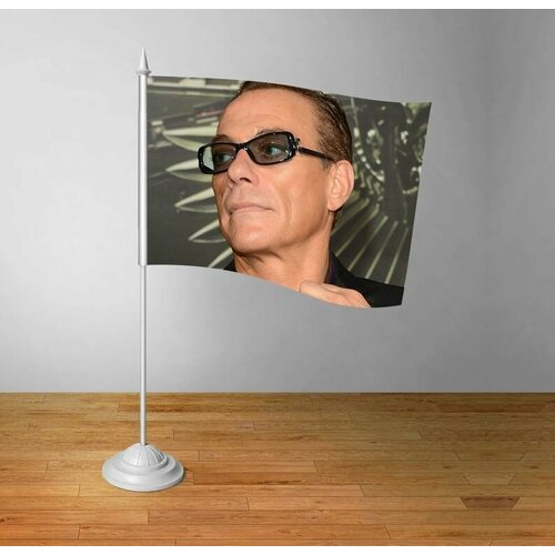 Флажок настольный Jean-Claude Van Damme, Жан-Клод Ван Дамм №3