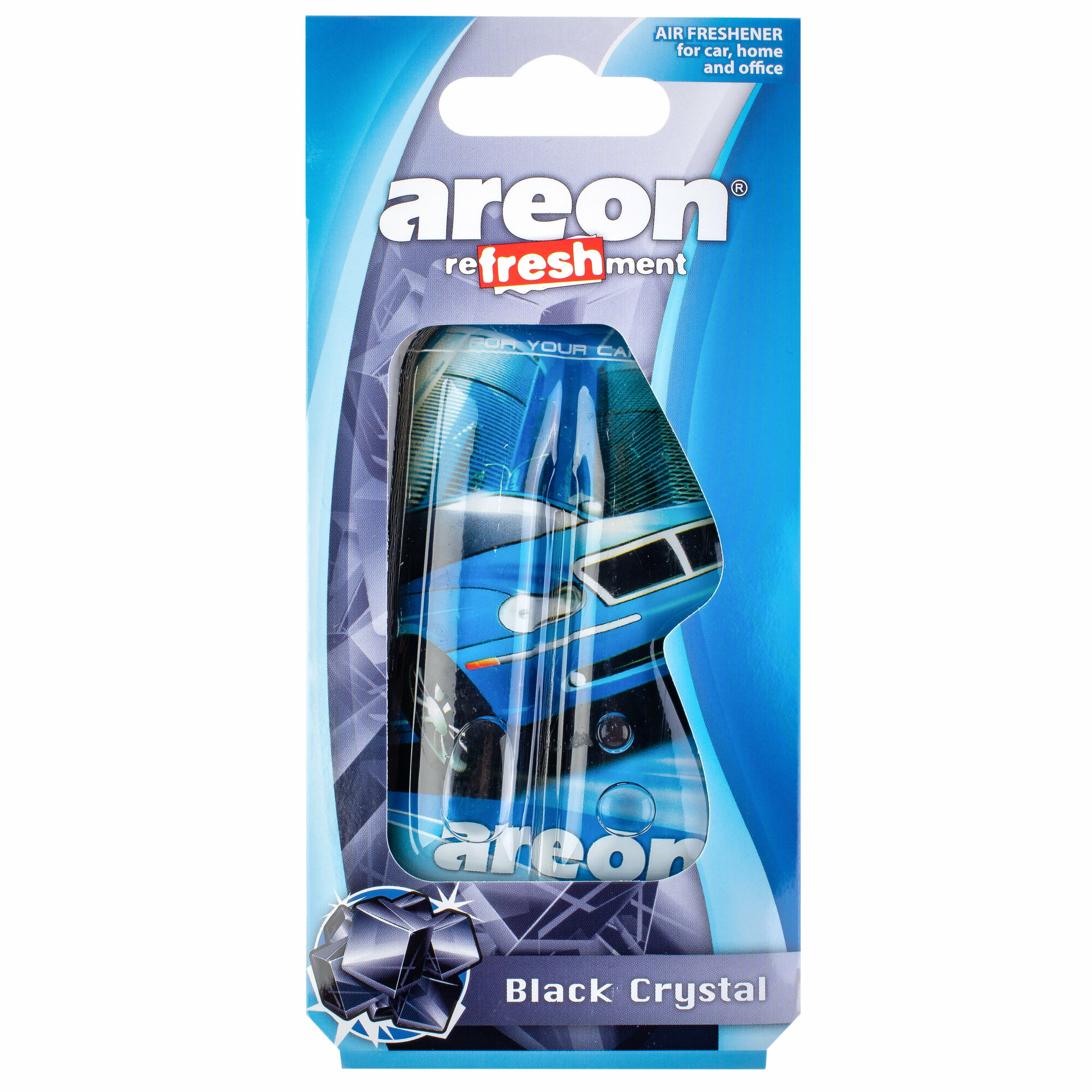 Ароматизатор подвесной гелевый AREON Гель Black Crystal (LC08)