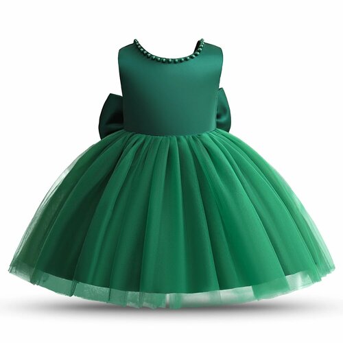 фото Платье nnjxd, размер 120, зеленый