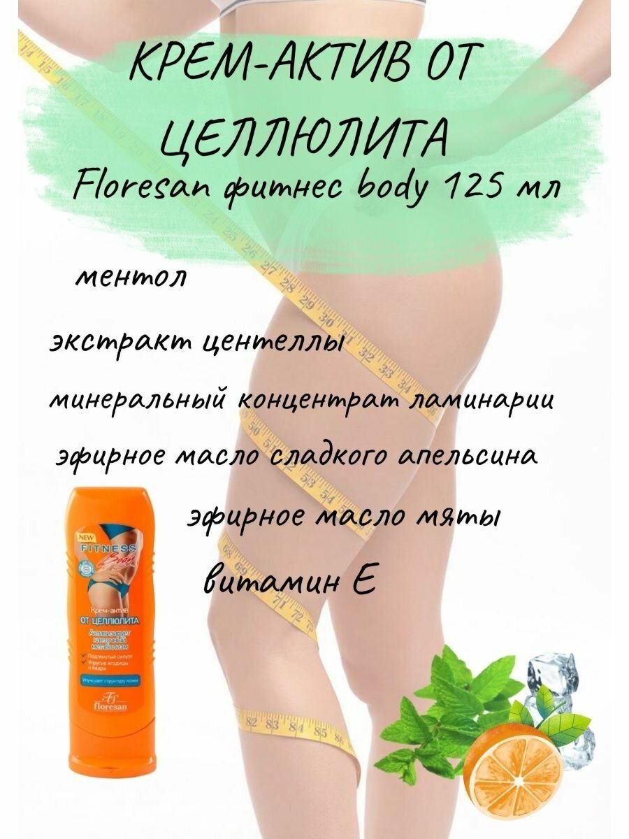 Крем-актив FS Фитнес-Body от целлюлита, 125 мл Floresan cosmetic - фото №17