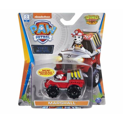 Машинка Paw Patrol Щенячий патруль Dino Маршалл 6053257/20124748 машинка paw patrol дайкаст true metal sea patrol marshall маршалл 6053257 20131200