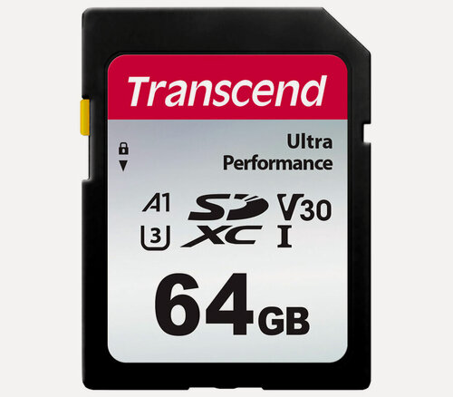 Изображение товара Карта памяти Transcend SDXC 64GB 340S UHS-I Class U3 V30 A2 160/50 Mb/s