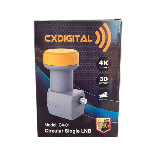 Спутниковый конвертер круговой Cxdigital CX-01 1 выход для НТВ-Плюс и Триколор 694₽