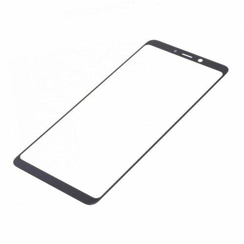 Стекло модуля для Samsung A920 Galaxy A9 (2018) черный, AAA