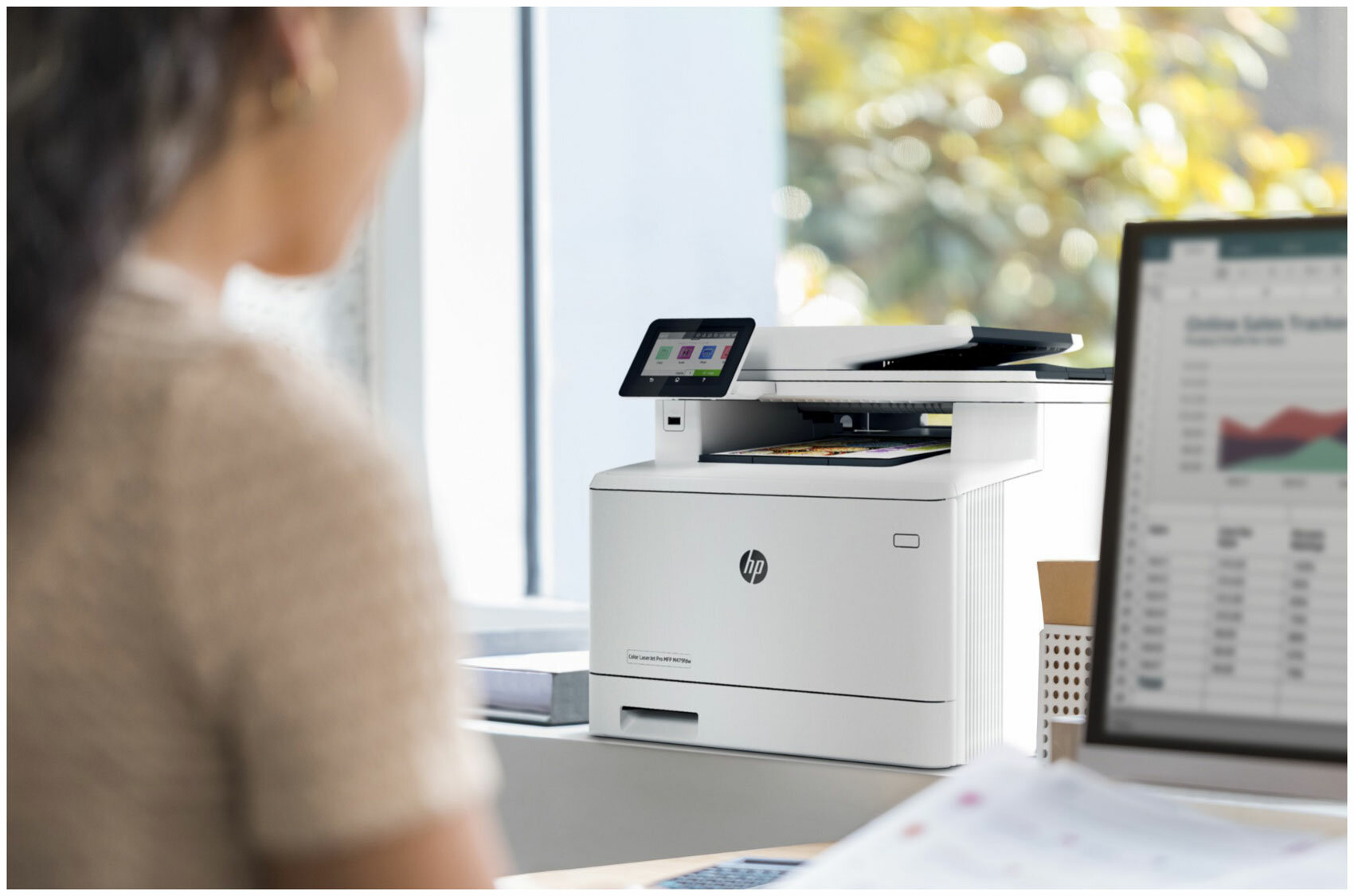 МФУ лазерное HP Color LaserJet Pro MFP M479fnw цветн A4