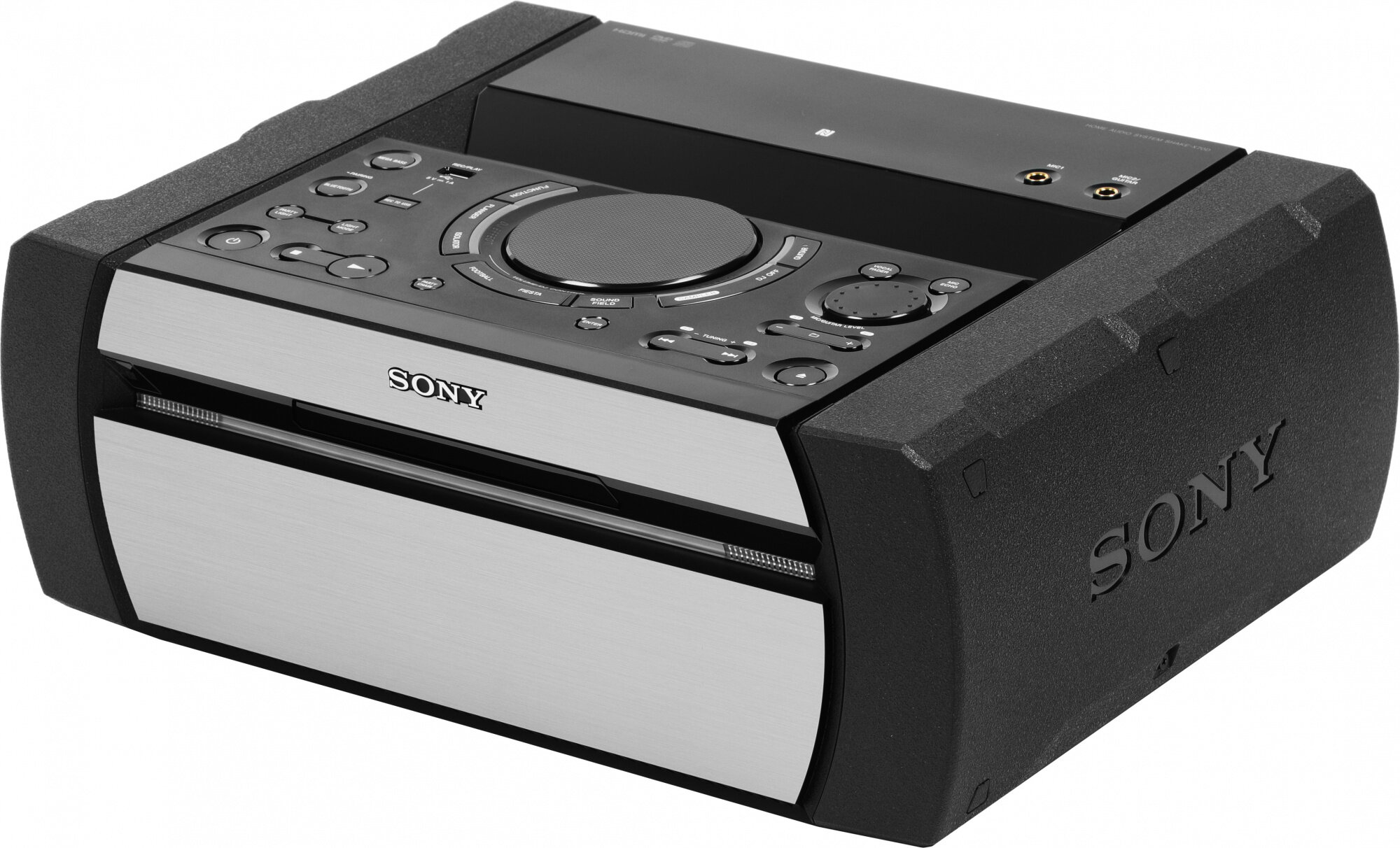 Минисистема Sony SHAKE-X70 черный CD CDRW DVD DVDRW BR FM USB BT