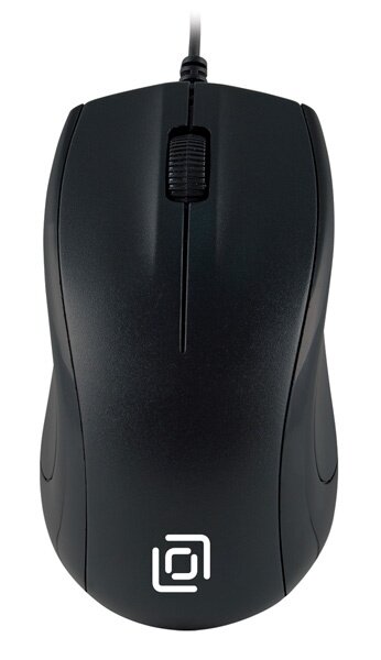Мышь Oklick 185V2 черный оптическая (1000dpi) USB (2but)