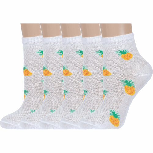 фото Носки борисоглебский трикотаж 5 пар, размер 14-16, белый