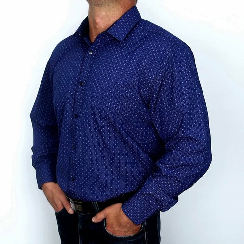 фото Рубашка moutain power, размер 6xl, синий