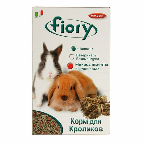 Корм для кроликов Fiory Pellettato гранулированный 850г fiory корм для кроликов pellettato гранулированный 850 г