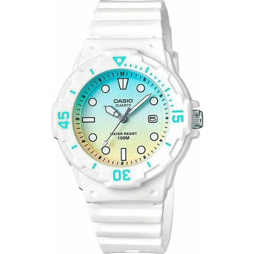 фото Наручные часы casio, голубой, белый