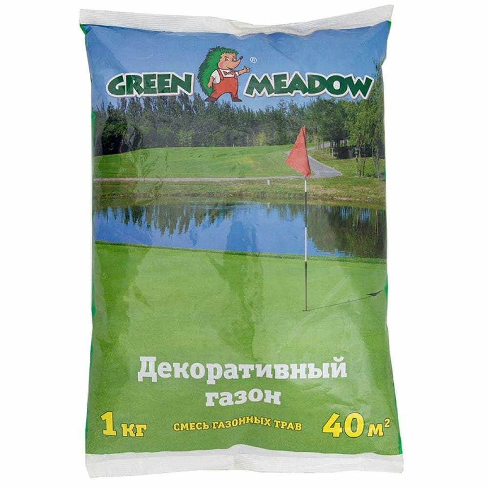 Семена газона "Декоративный газон Солнечный" 1 кг GREEN MEADOW