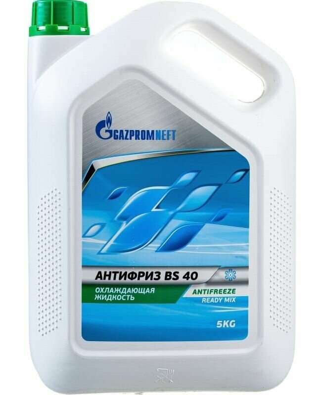 Gazpromneft Жидкость охлаждающая Антифриз BS 40 5кг (Зеленый)