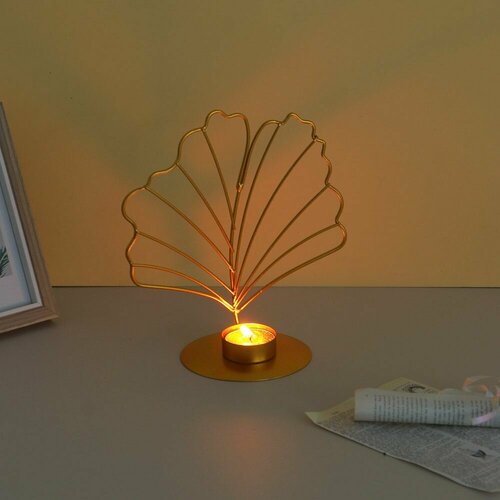 Подсвечник металлический 17х10х20 см 623₽