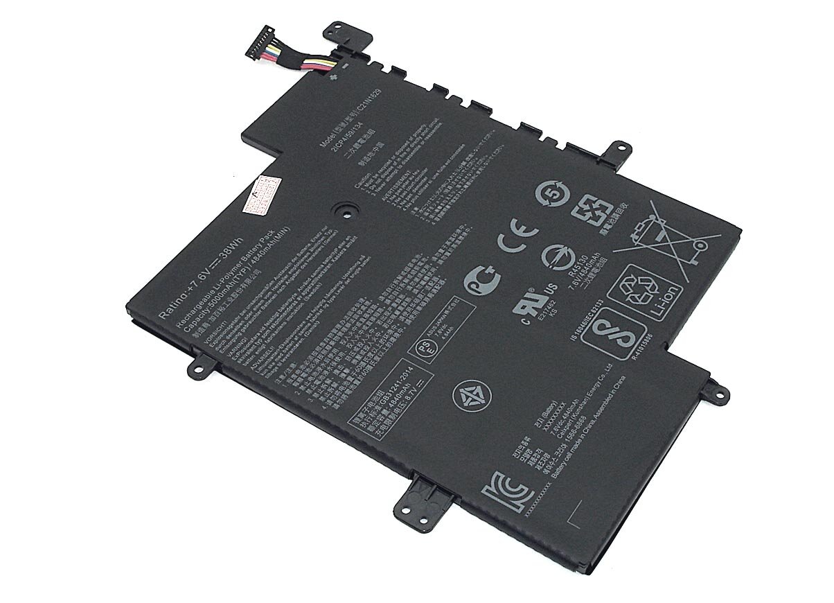 Аккумулятор для ноутбукa Asus Vivobook E203MA (C21N1629) 7.6V 38Wh