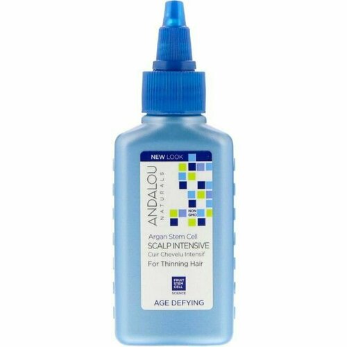 Andalou Naturals Стволовые клетки аргании интенсивный уход за кожей головы и редеющими волосами антивозрастной 62 мл 2500₽