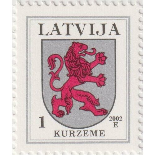 Почтовые марки Латвия 2002г. Гербы Латвии - Курземе Гербы MNH