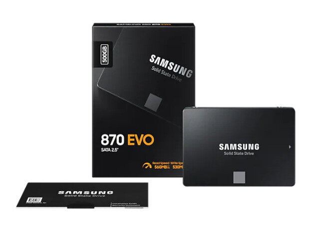 Накопитель SSD Samsung SATA III 500Gb 870 EVO 2.5" (MZ-77E500B/CN) - фото №8