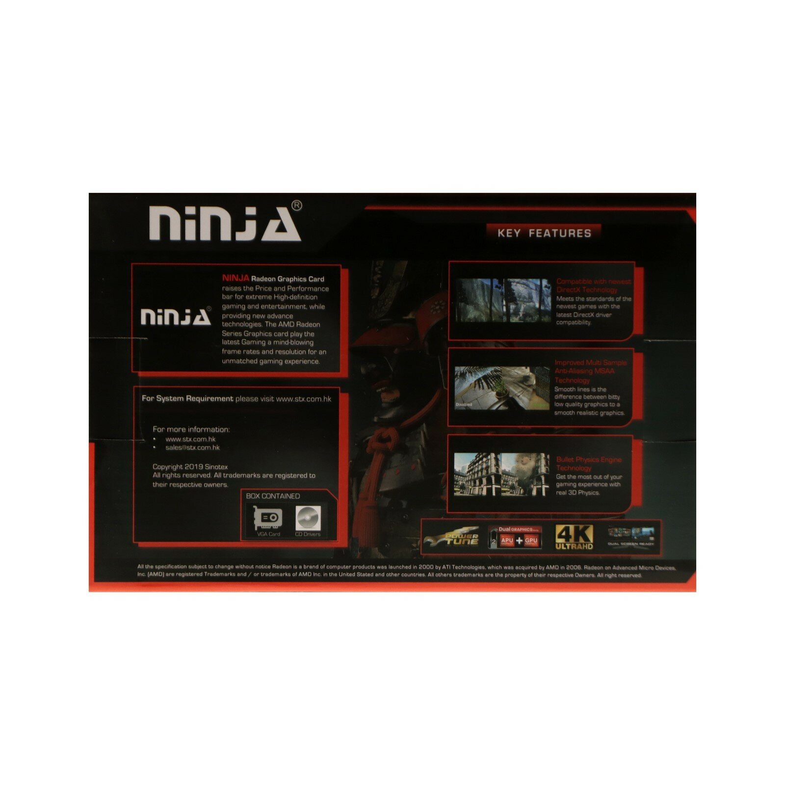 Видеокарта Ninja R7 350 2Гб 128bit GDDR5 DVI HDMI HDCP