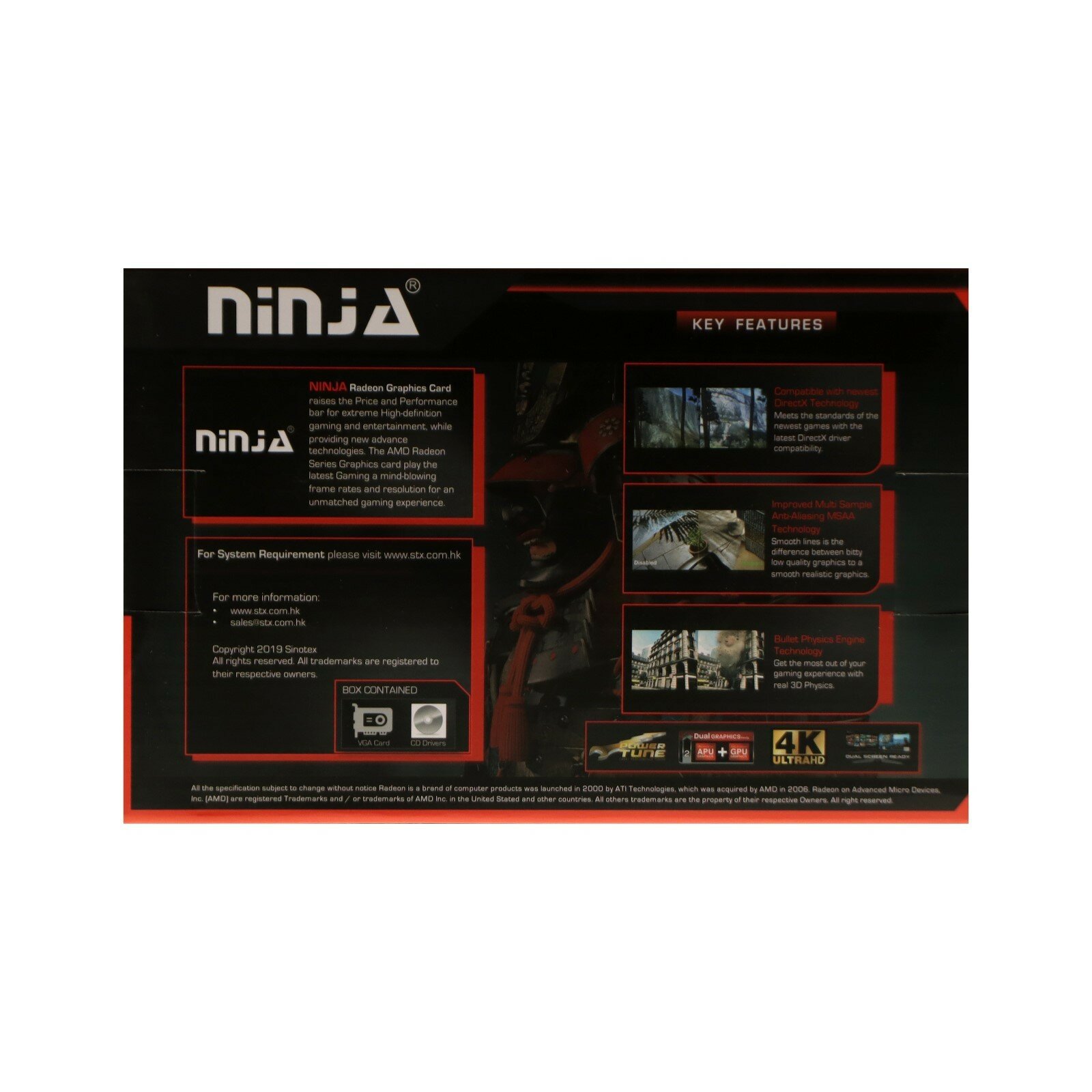 Видеокарта Ninja R7 350, 2Гб, 128bit, GDDR5, DVI, HDMI, HDCP — фото 3
