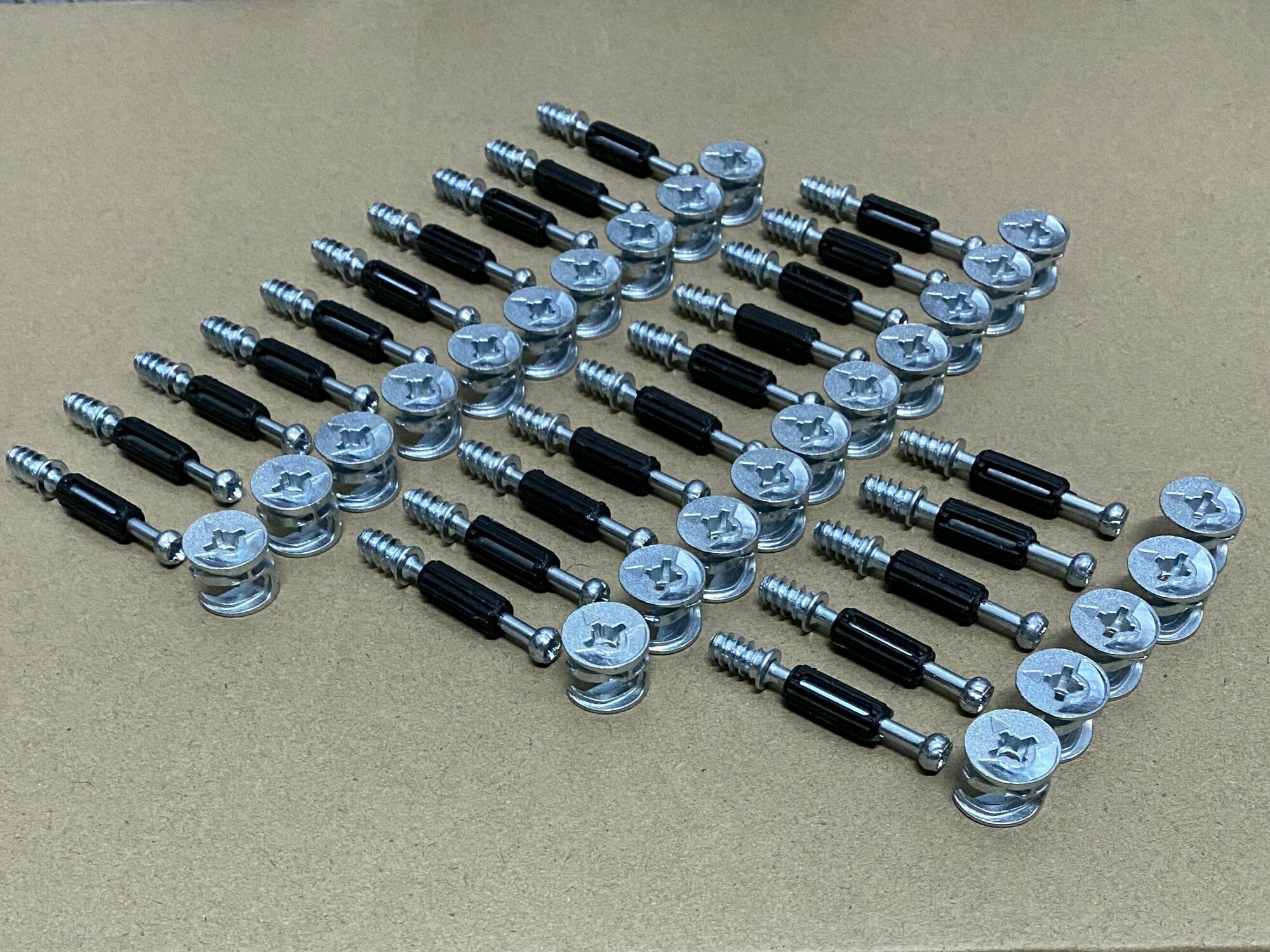 Фурнитура Для Мебели Минификсы - эксцентриковые мебельные стяжки (25шт) со штоками