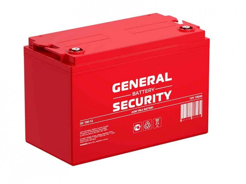 Аккумуляторная батарея General Security GS100-12 — фото 2