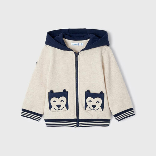 фото Толстовка mayoral, размер 86 (18 мес), бежевый