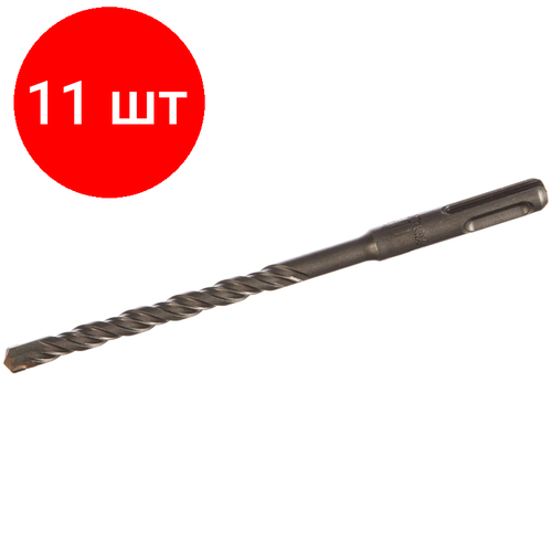 Комплект 11 штук, Бур по бетону СИБРТЕХ SDS-plus 8 x 160mm (70556)