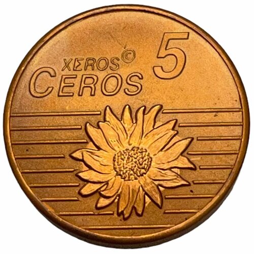 Андорра 5 евроцентов (Xeros Ceros) 2007 г. (Проба)