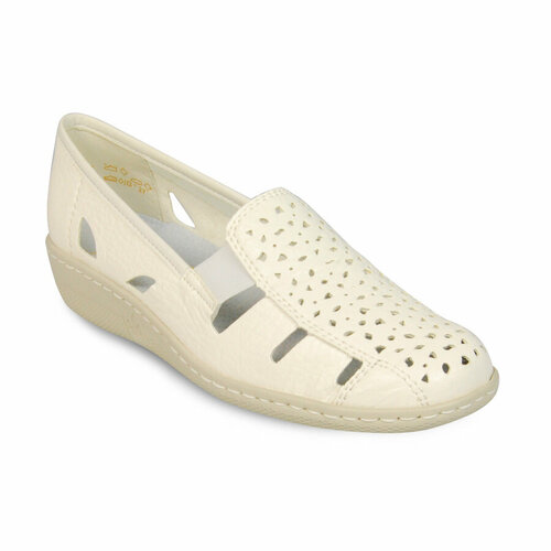 фото Босоножки rieker, размер 42, белый