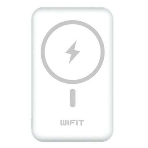 Внешний аккумулятор Wifit WIMAG Pro, 10000мАч, MagSafe, белый портативная батарея беспроводная wifit 10000mah magnetic wireless wimag pro белая