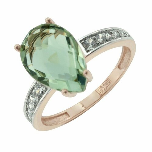 фото Кольцо aloris, красное золото, 585 проба aloris jewelry