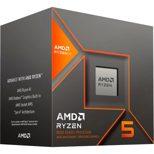 процессор amd ryzen 5 5600g oem Процессор AMD Ryzen 5 8600G AM5, 6 x 4300 МГц, OEM