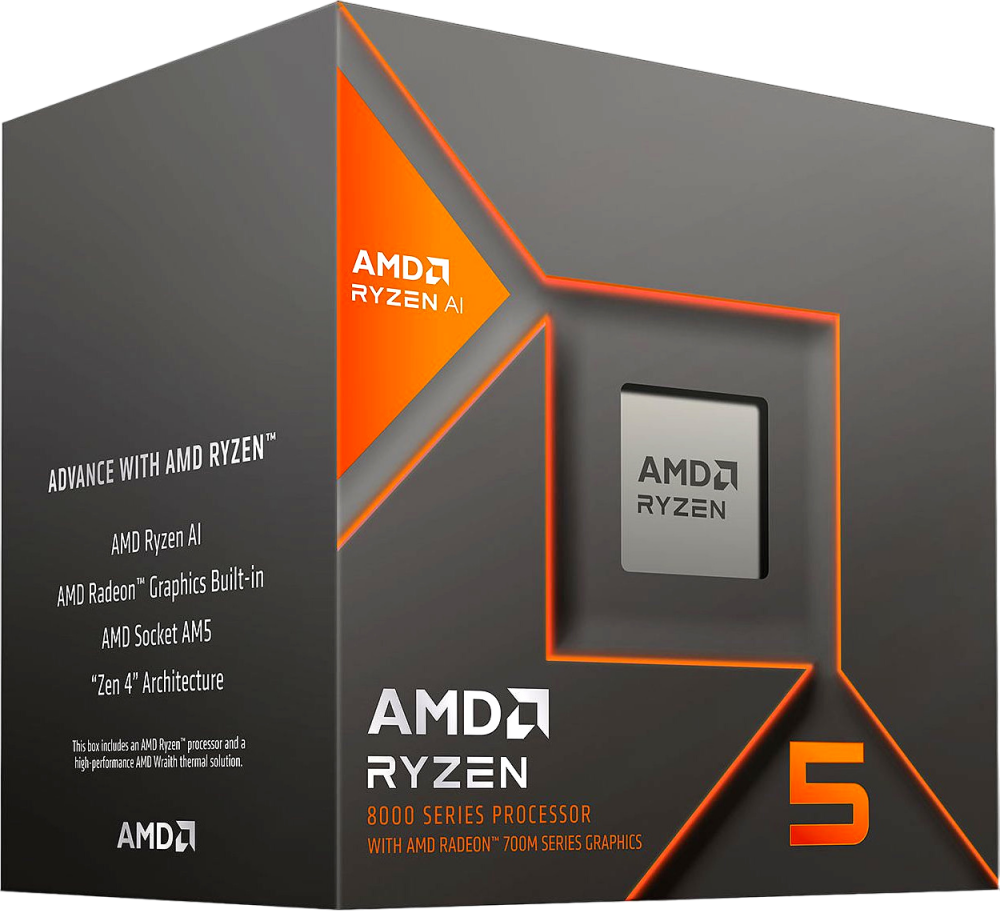 Процессор AMD Ryzen 5 8600G AM5 6 x 4300 МГц