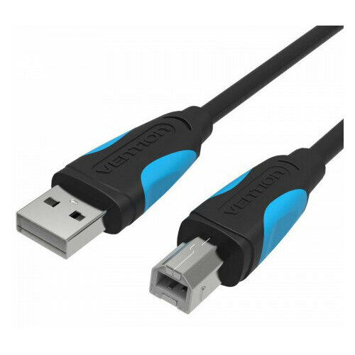 Кабель Vention USB 2.0 AM/BM - 3м. Черный Vention USB 2.0 Type-AM - USB 2.0 Type-BM 3м (VAS-A16-B300)