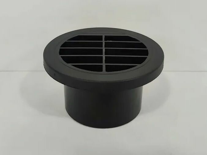 Дефлектор поворотный плоский (75 мм) для автономного отопителя тосольной печки (КОД:4108.-02)