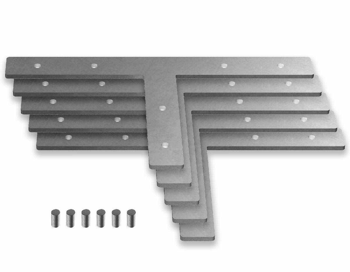Соединитель Т-образный (5 шт.) Ambrella Light Profile System GP8055