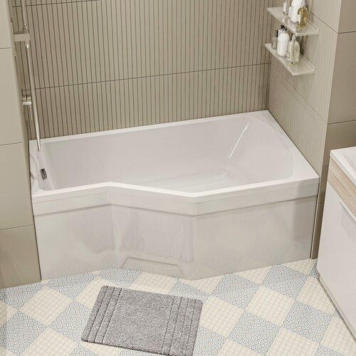 Изображение товара Ванна акриловая 150x75 см Асимметричная Правая 01кон1575п