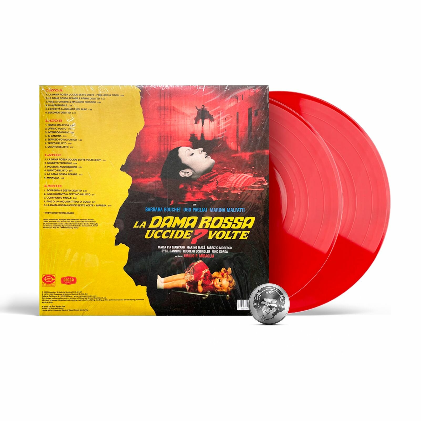 Виниловая пластинка OST, La Dama Rossa Uccide Sette Volte (Bruno Nicolai) (coloured) (8024709224620) Universal Music - фото №4