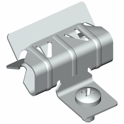 Балочный зажим УМС 8-14 мм с отгибом и винтом М6х9