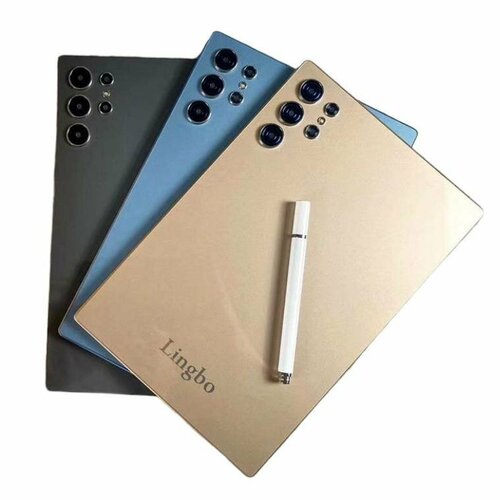 Планшет с клавиатурой L23 8512 ГБ 101 Android 12 для работы учёбы и игр Голубой 8890₽