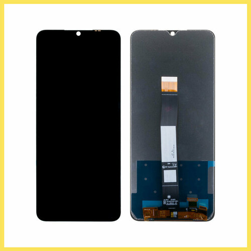 Дисплей (экран) для Xiaomi Poco C40 в сборе с тачскрином (220333QPG) Черный