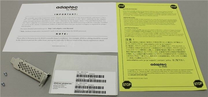 Контроллер Adaptec ASR-8805 SGL RAID 0/1/1E/10/5/6/50/60 8i-ports 1Gb (2277500-R) - фото №2