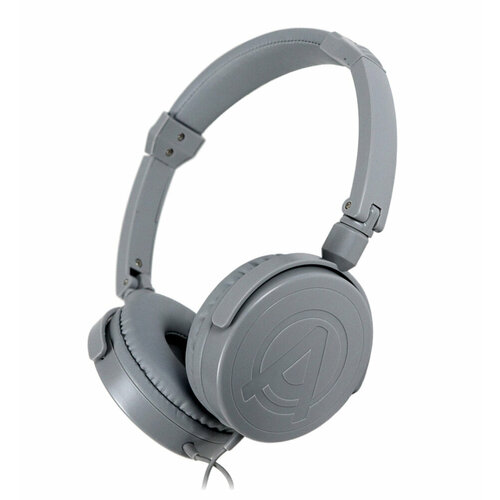 Наушники проводные AuraSonics F202GY складные закрытые с микрофоном cерый цвет 1975₽